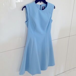 Vince Camuto Light Blue Mini Dress with packets.
